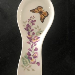 COPY - Lenox Butterfly Meadow Spoon Rest Butterflies Flowers Lady Bug